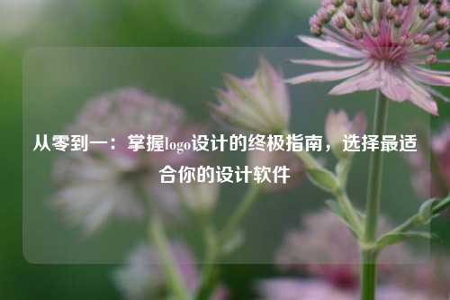 从零到一：掌握logo设计的终极指南，选择最适合你的设计软件