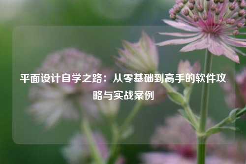 平面设计自学之路：从零基础到高手的软件攻略与实战案例